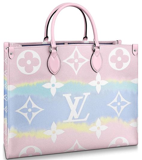 pink and yellow lv bag|louis vuitton pink tote bag.